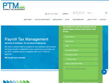 Tablet Screenshot of payrolltaxmgmt.com